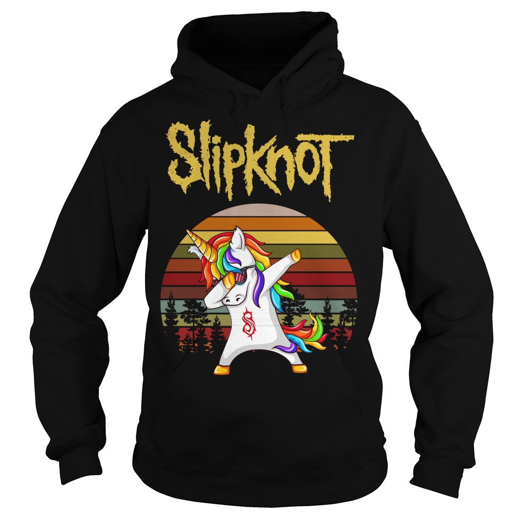 Unicorn dabbing slipknot vintage shirt hoodie sweater and v neck