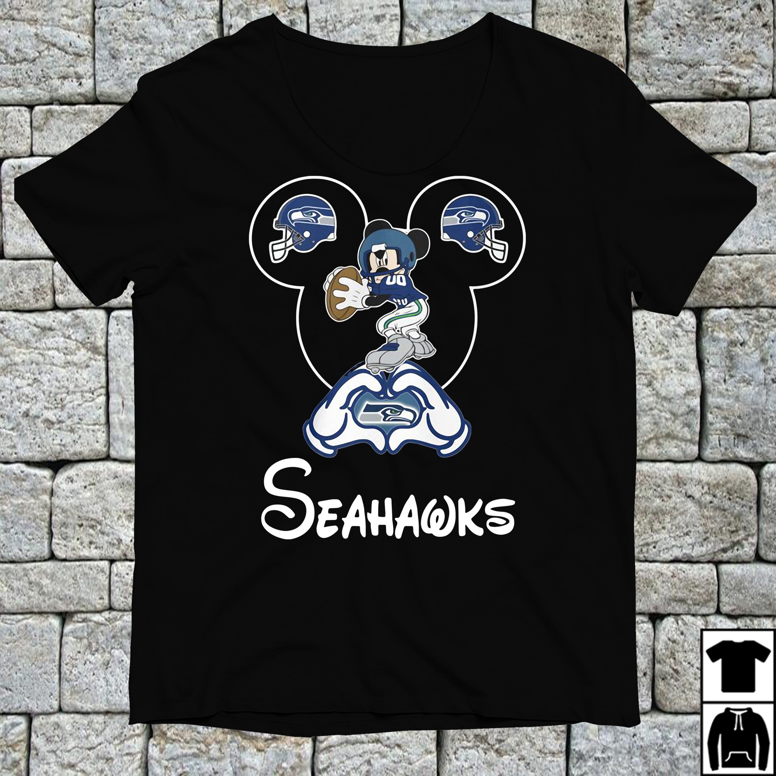 Mickey mouse love Seattle Seahawks shirt, hoodie, sweater, v-neck t-shirt