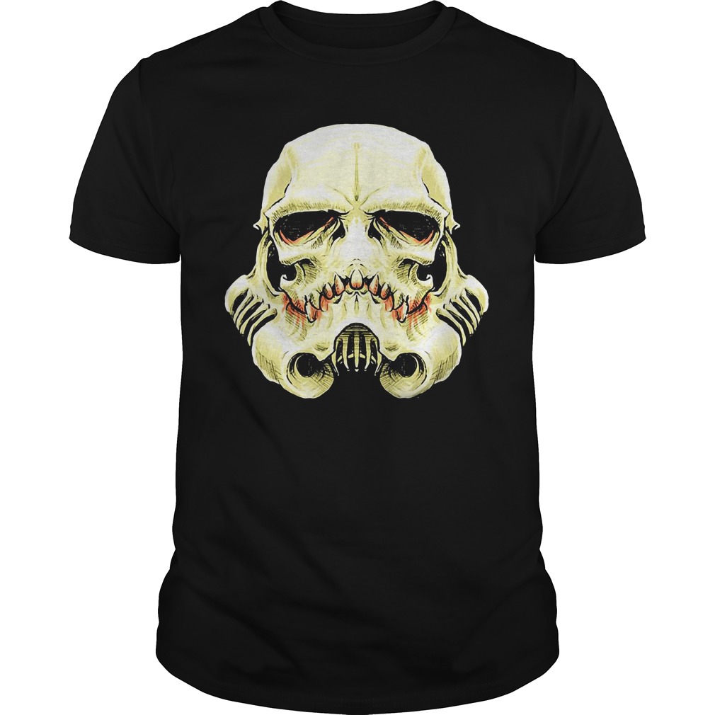 stormtrooper skull shirt