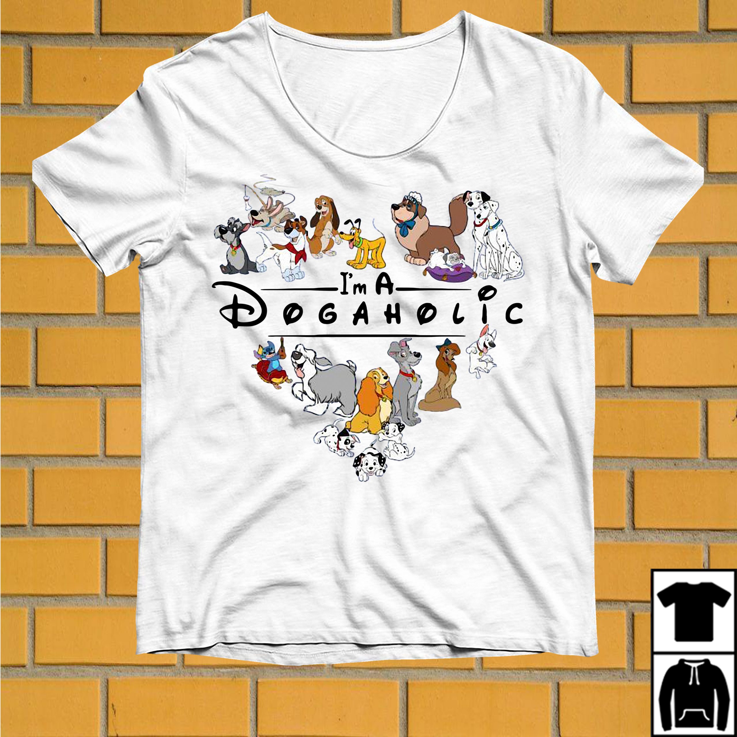 Disney 2025 dogaholic shirt