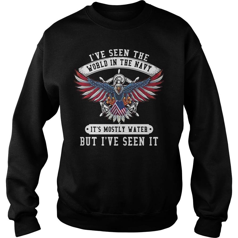 I've Seen The World In The Navy It's Mostly Water T-Shirt