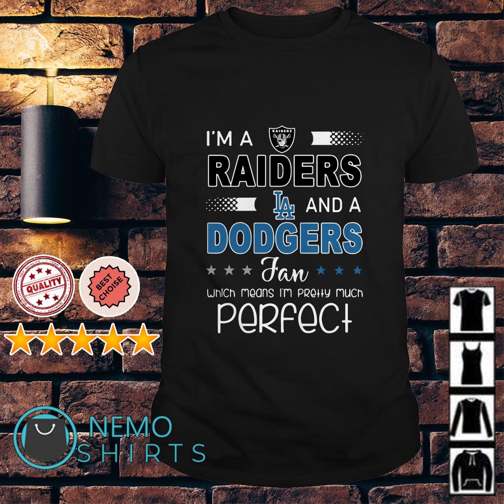 raiders dodgers shirt