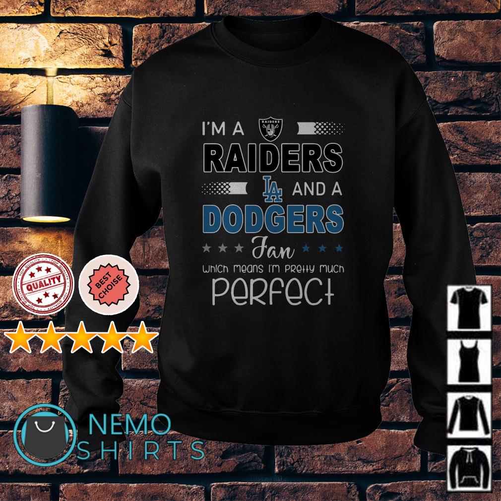 Official Raiders Dodgers Shirt, hoodie, sweater and long sleeve