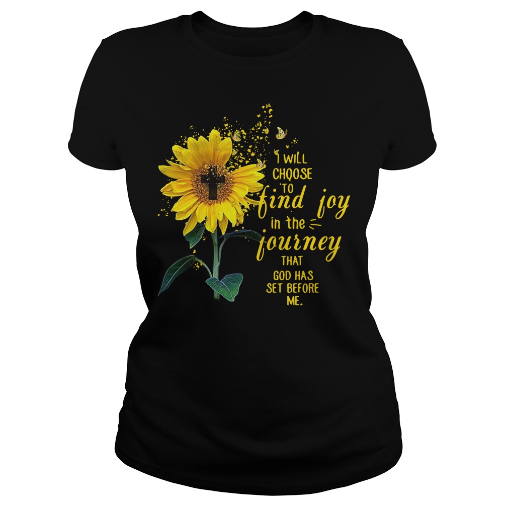 Womens I Will Choose To Find Joy In The Journey T-Shirt Womens I Will Choose To Find Joy In The Journey T-Shirt