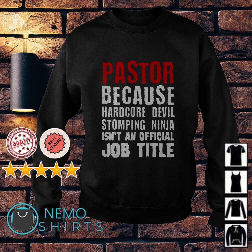 pastor devil stomping ninja shirt