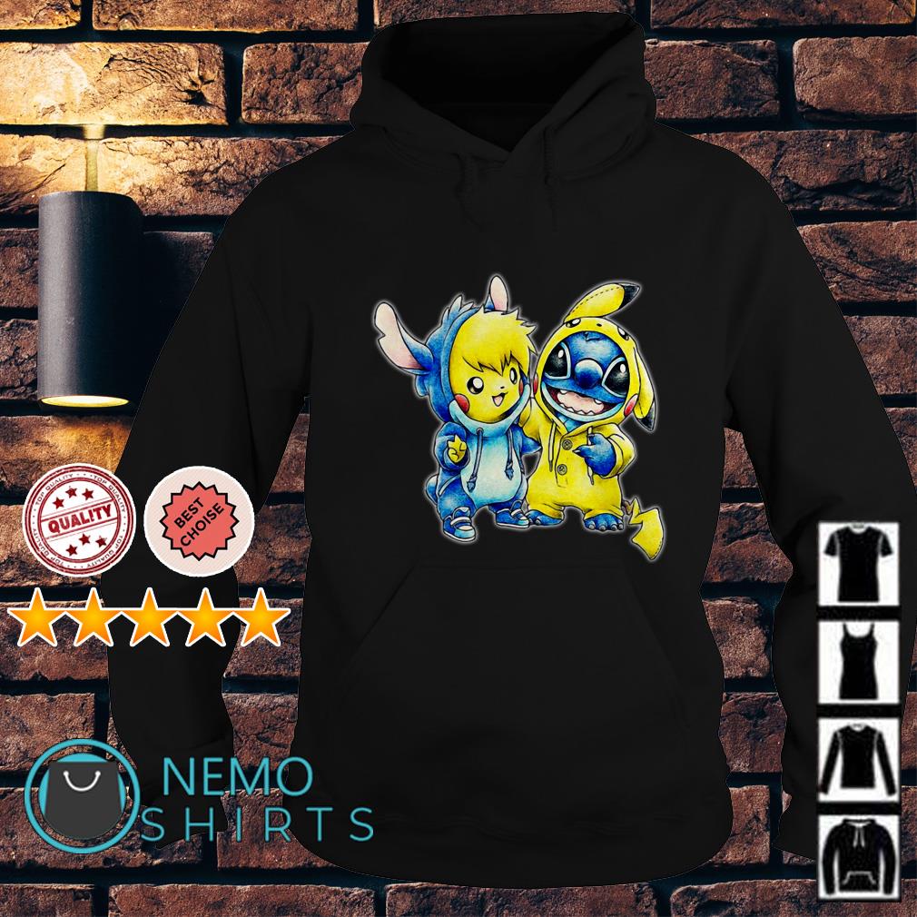 Stitch and pikachu hoodie online