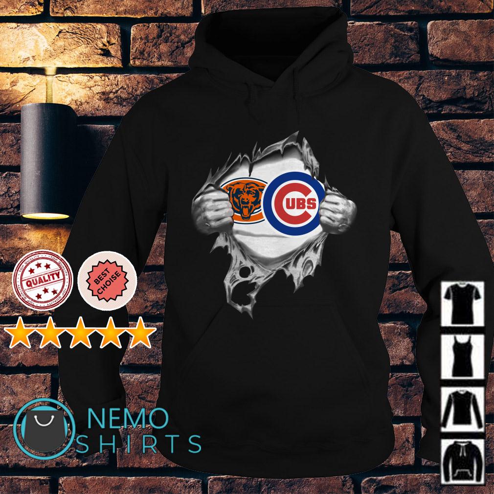 Chicago Bears and Chicago Cubs inside me shirt, hoodie and sweater