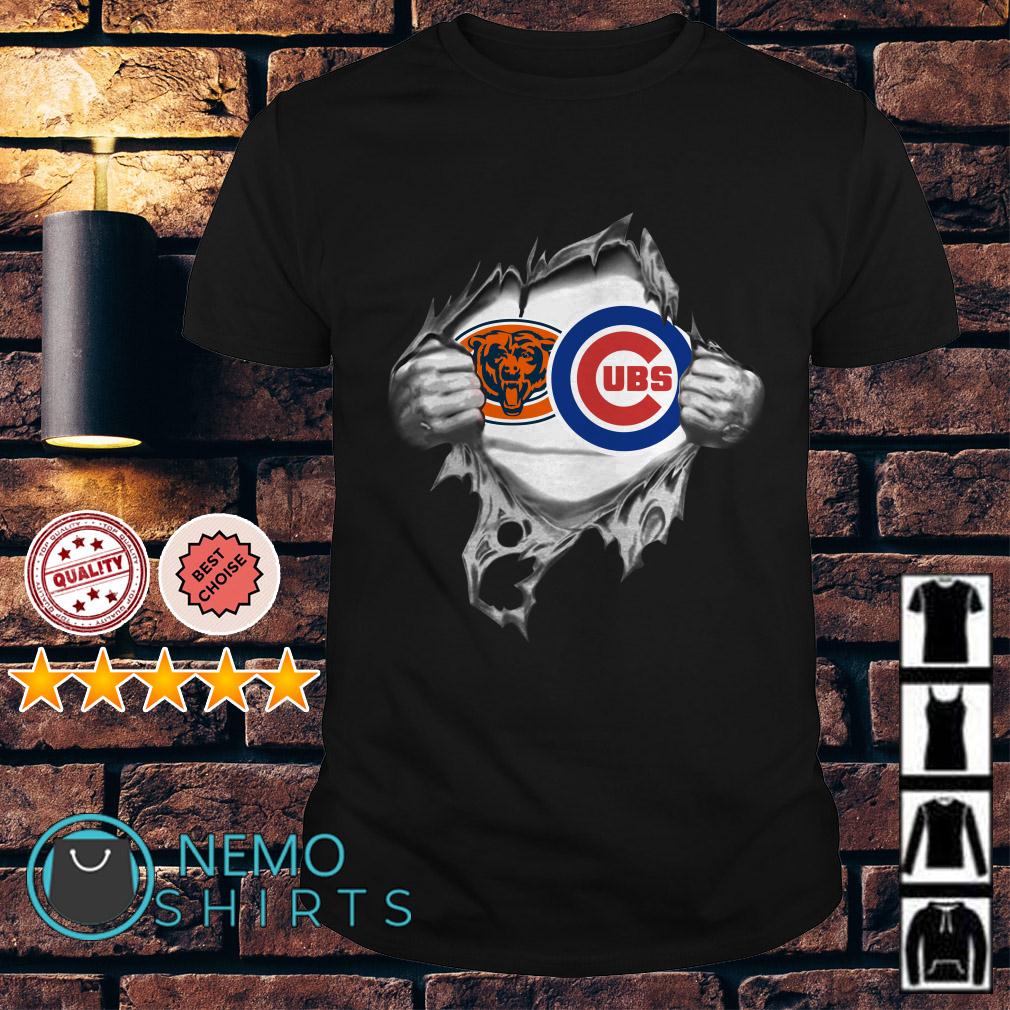 Chicago Bears and Chicago Cubs inside me shirt, hoodie and sweater