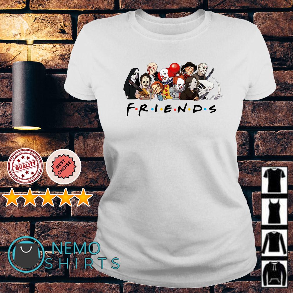 Horror characters chibi Friends TV Show shirt, hoodie and sweater