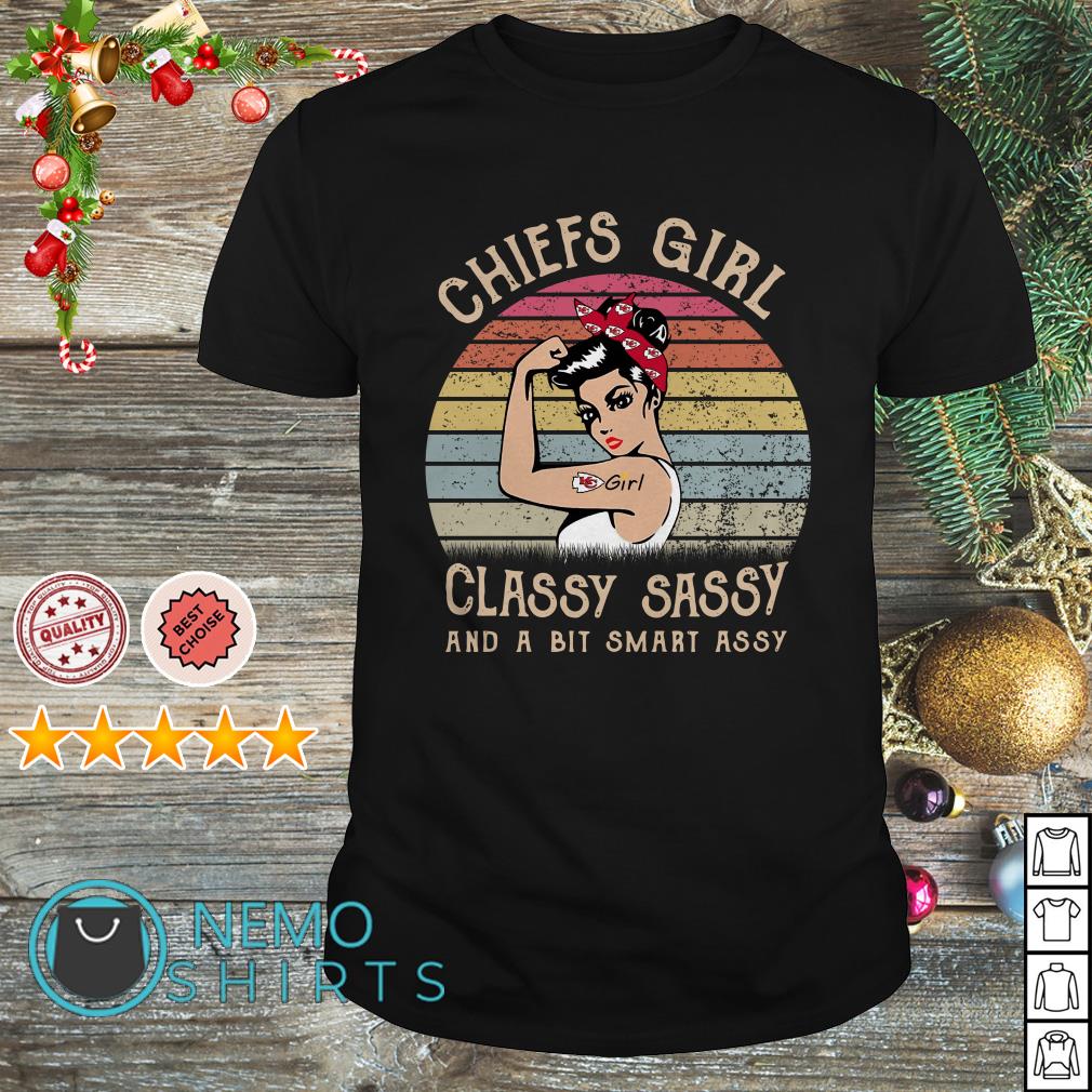 Kansas City Chiefs Cat Classy Sassy And A Bit Smart Assy Vintage shirt,  hoodie, sweater, long sleeve and tank top