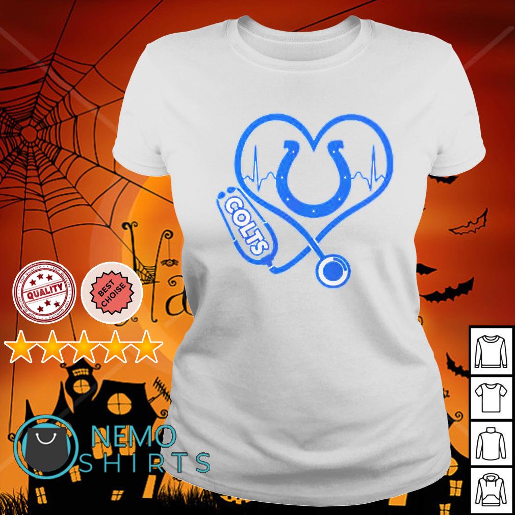 Heartbeat Nurse love Indianapolis Colts shirt - Online Shoping