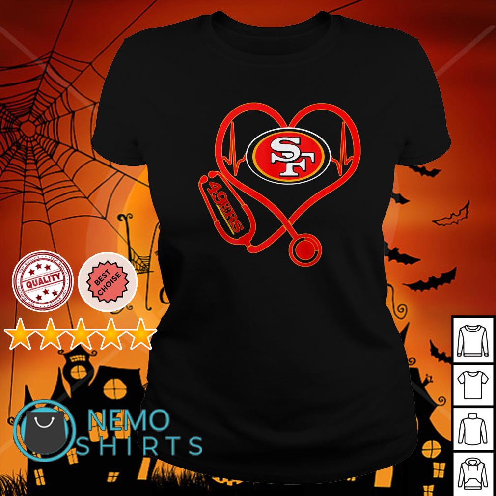 Nurse Heartbeat Love San Francisco 49ers shirt, hoodie, sweater