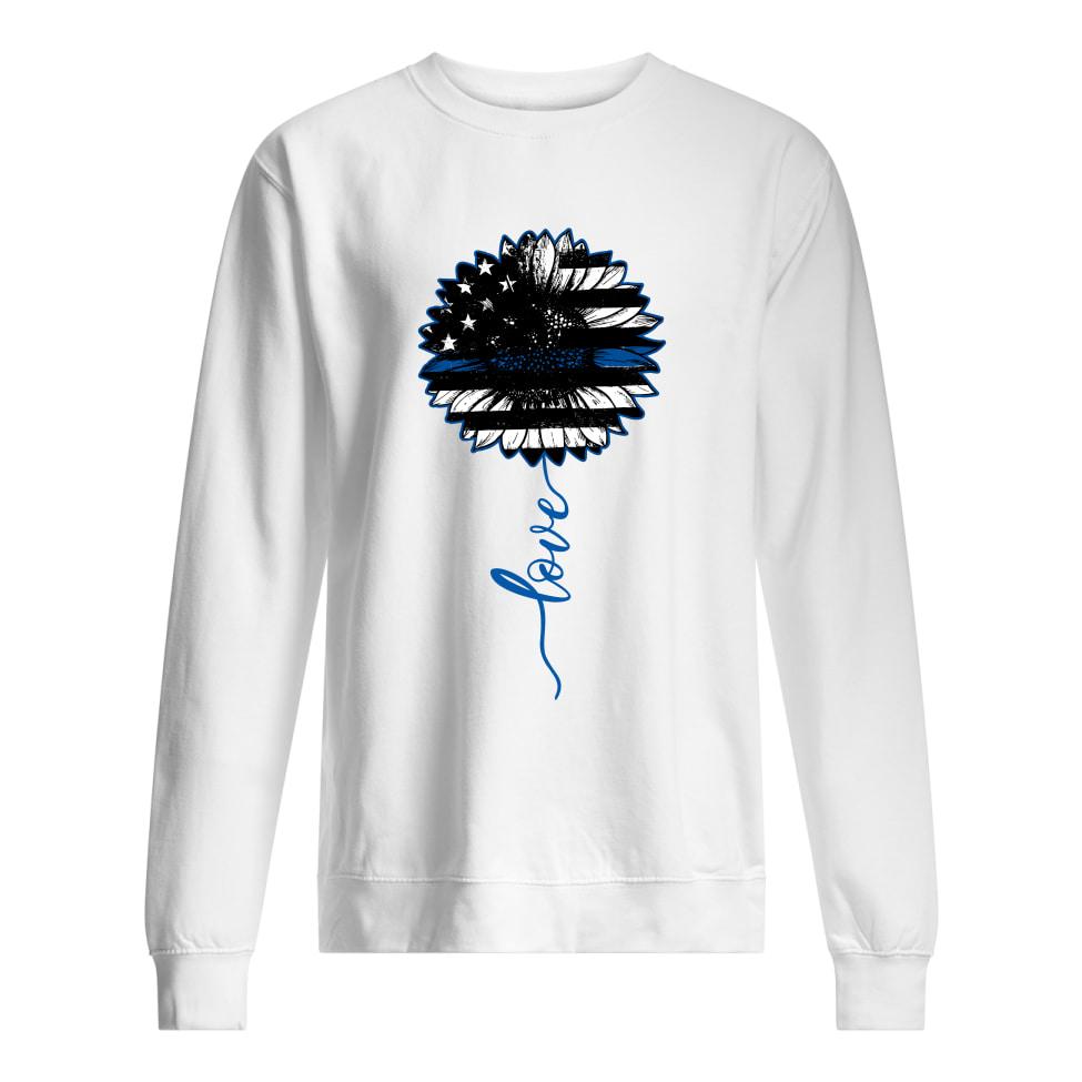 Thin blue best sale line sweater