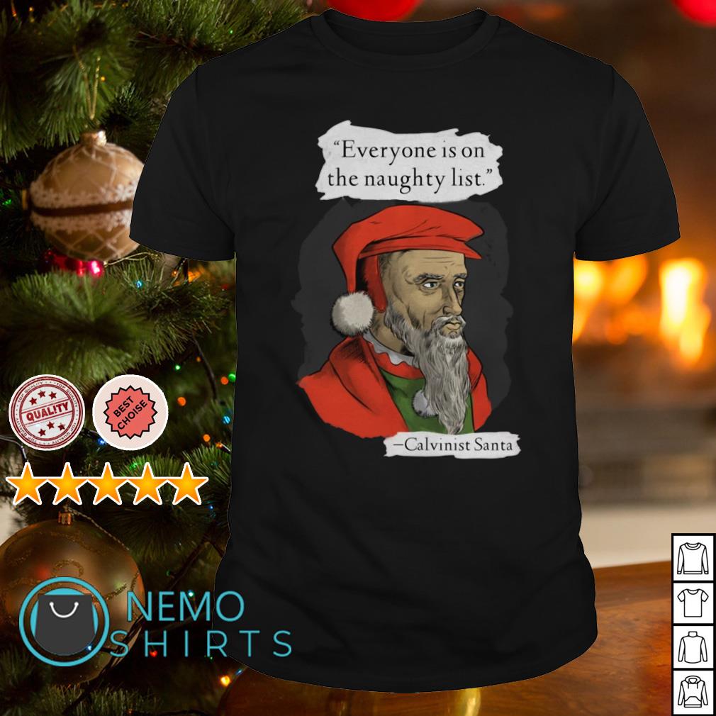 calvinist santa shirt