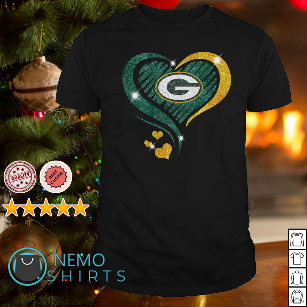 Official Heart Green Bay Packers shirt, hoodie, sweater and v-neck