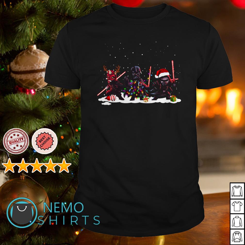 Star Wars Darth Maul Darth Vader Kylo Ren Christmas shirt sweater