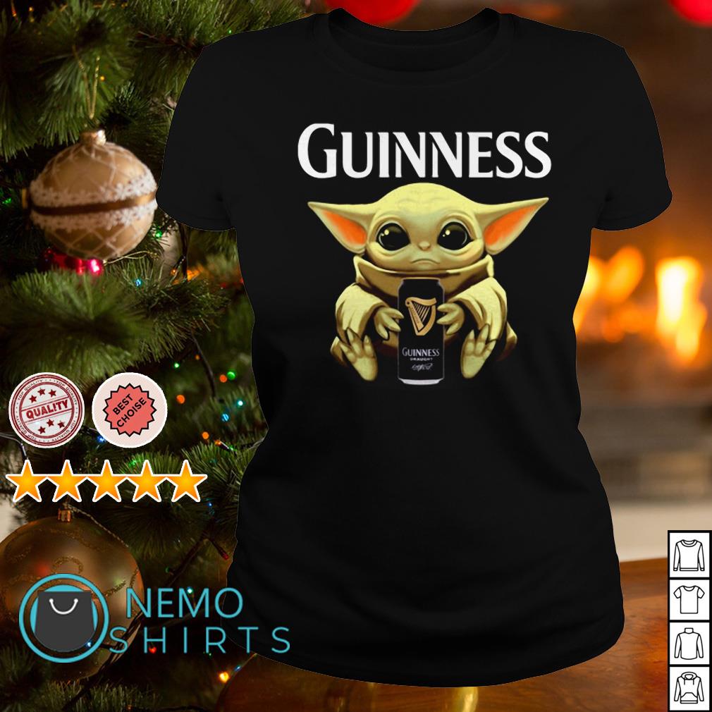 Baby Yoda hug Guinness shirt, hoodie, sweater and v-neck t-shirt