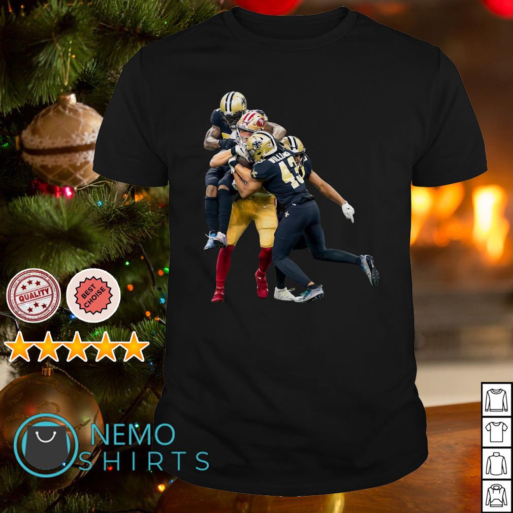 George Kittle 49ers vs Saints shirt, hoodie, sweater and v-neck t-shirt