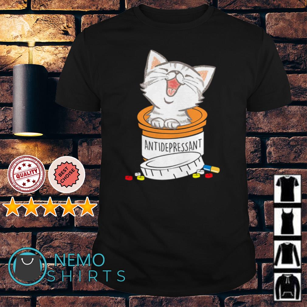 Antidepressant Cat shirt hoodie sweater and v neck t shirt