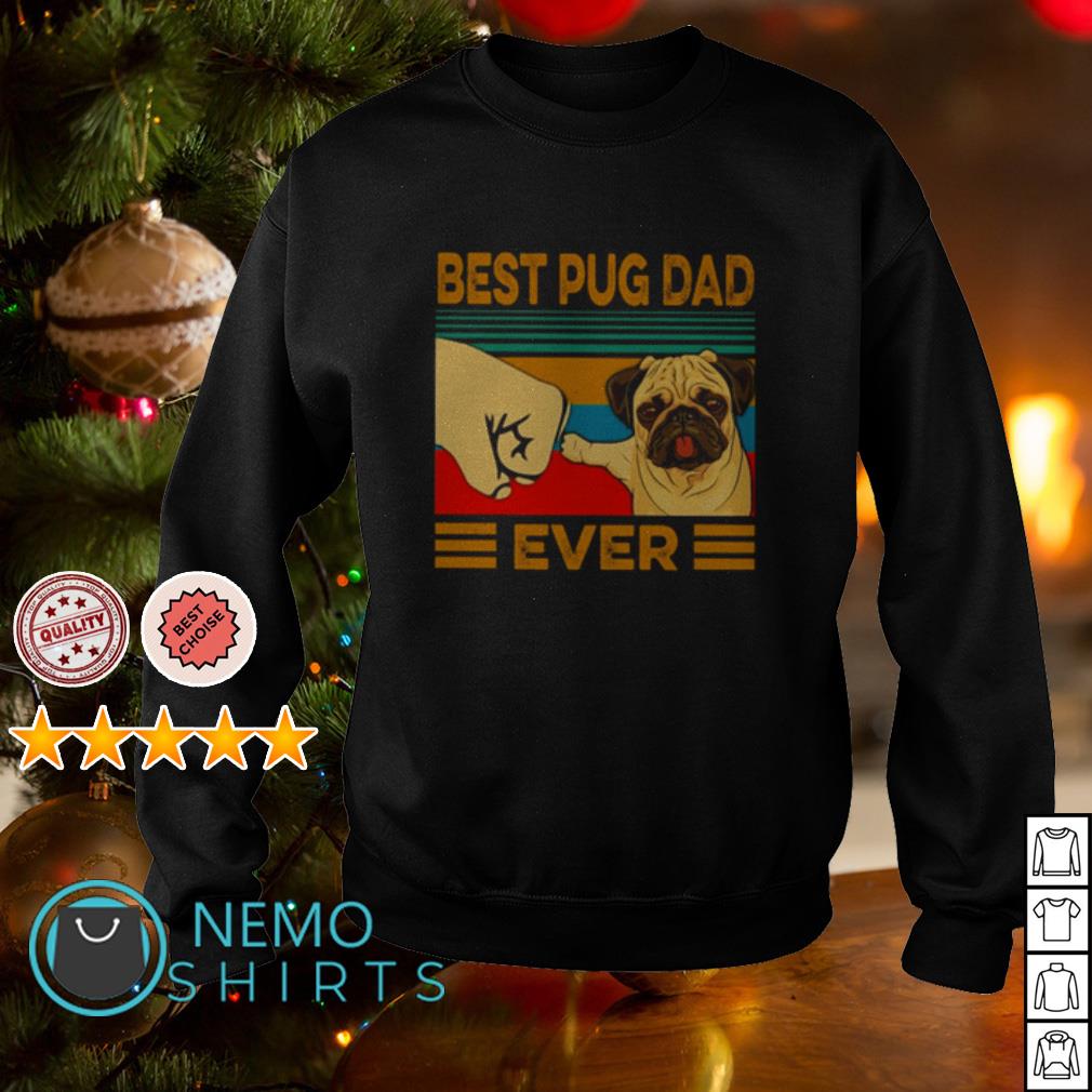 best pug dad ever shirt