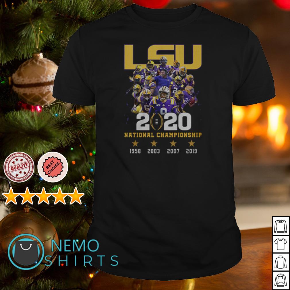 Lsu national championship shirt hot sale 2020