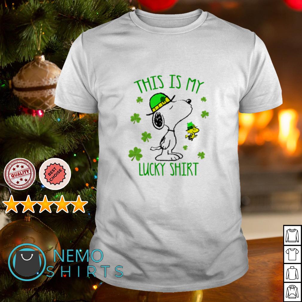 snoopy st patrick's day t shirt