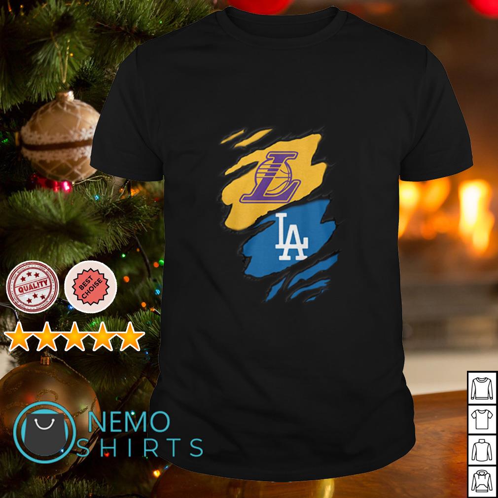 Sport 2 teams Los Angeles Lakers and Los Angeles Dodgers shirt, hoodie