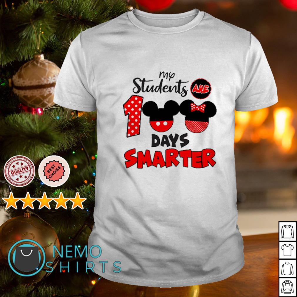 My students are 100 days smarter shirt