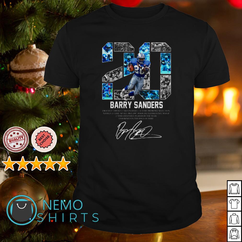 Barry Sanders Detroit Lions Vintage signature shirt, hoodie, sweater, long  sleeve and tank top