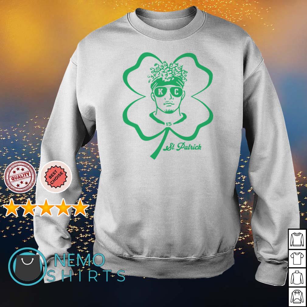 Awesome kansas City Chiefs Patrick Mahomes Saint Patrick's Day shirt,  hoodie, sweater, long sleeve and tank top