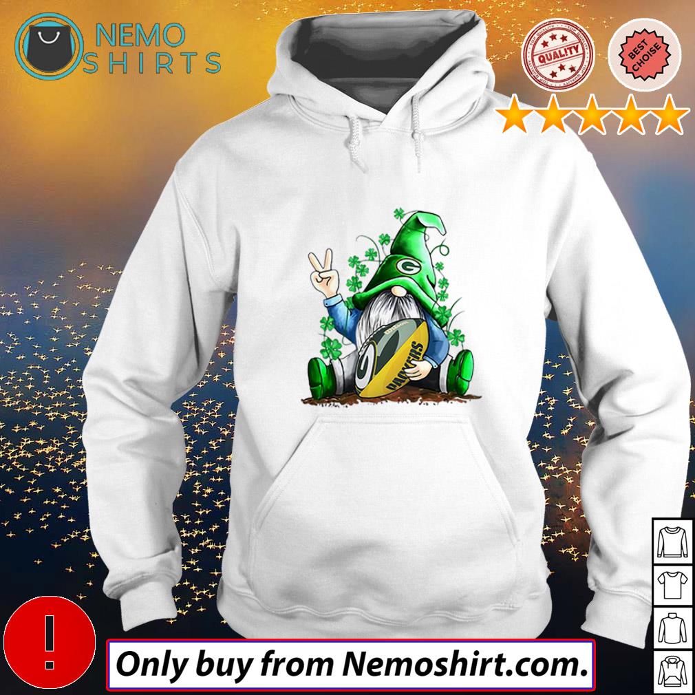 Official Gnome Hug Green Bay Packers St Patricks Day Shirt, hoodie, sweater  and long sleeve