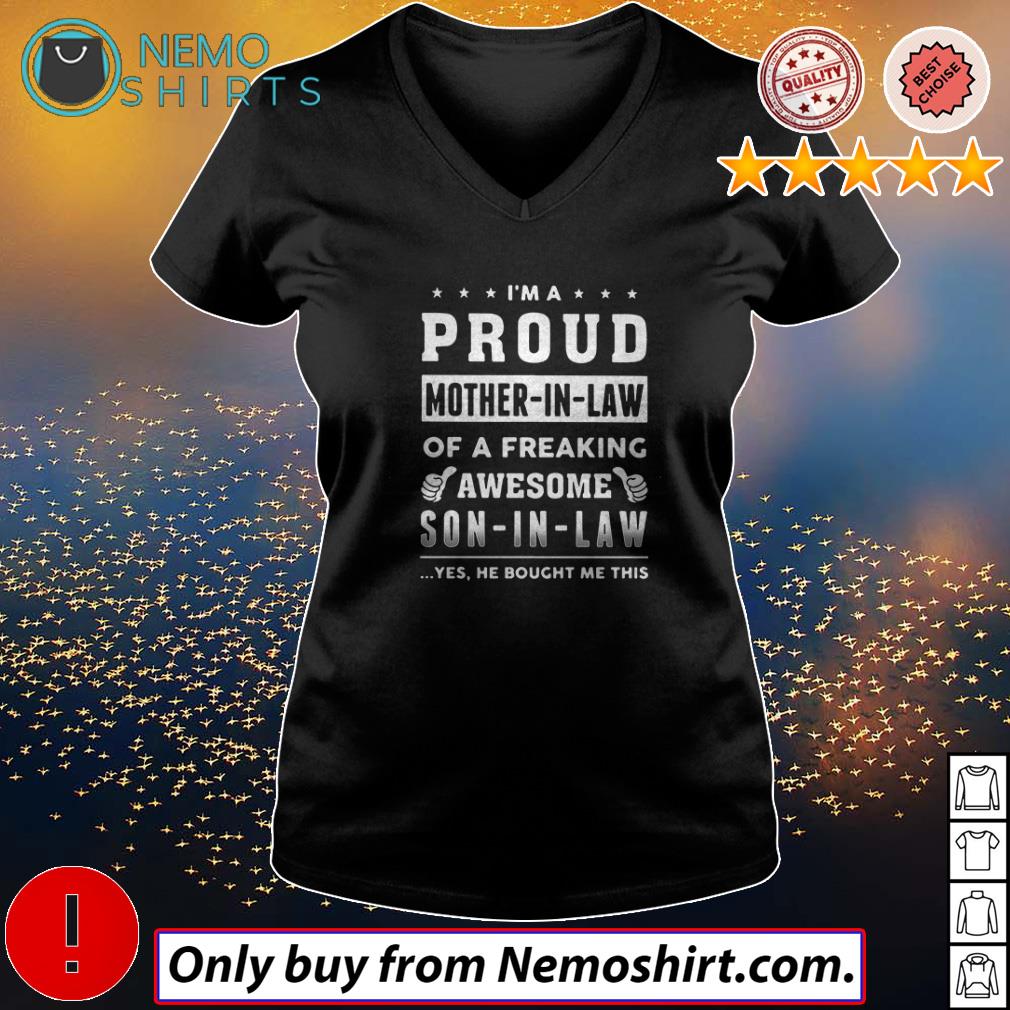 proud mother in law t shirt