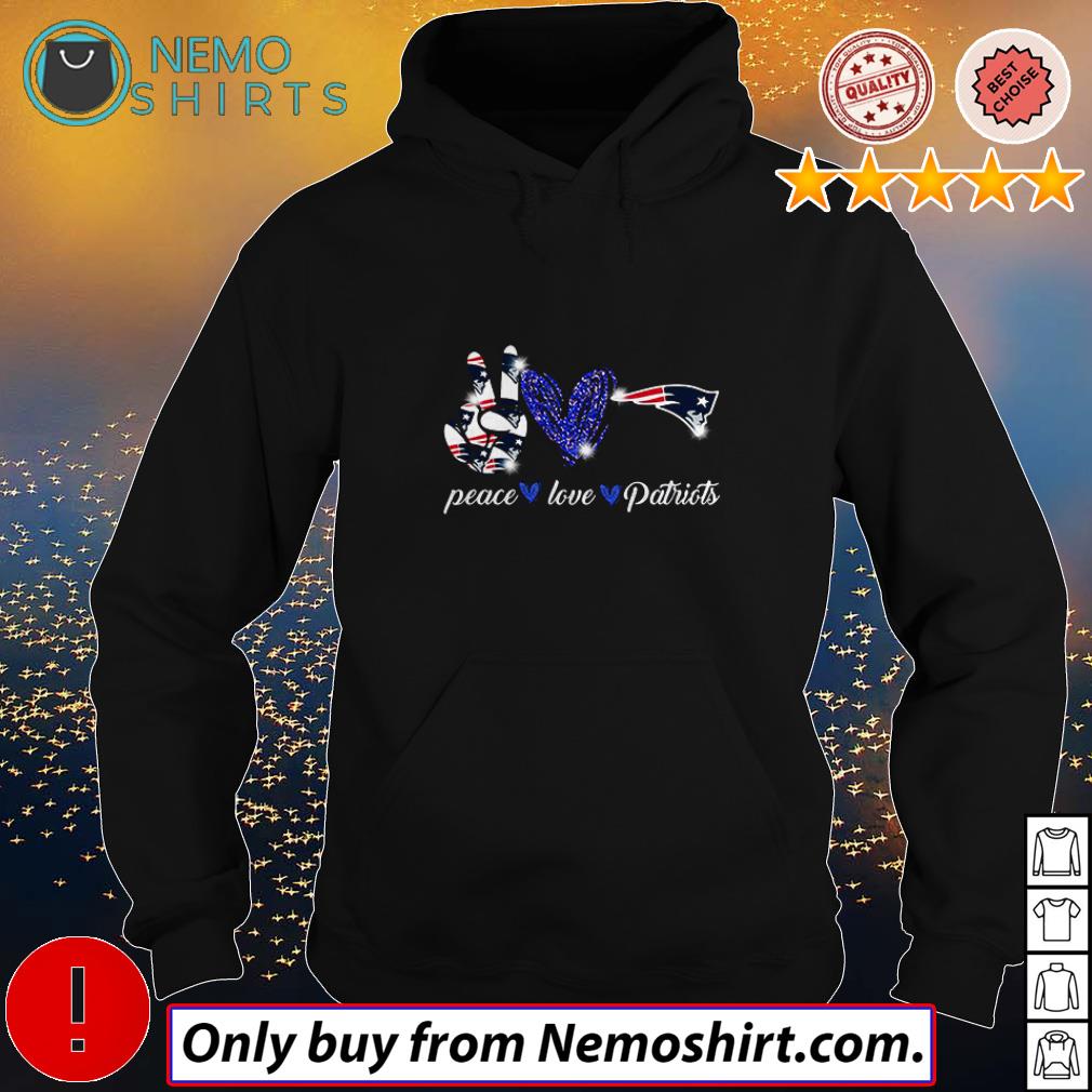 Peace love New England Patriots shirt, hoodie, sweater, long sleeve and  tank top