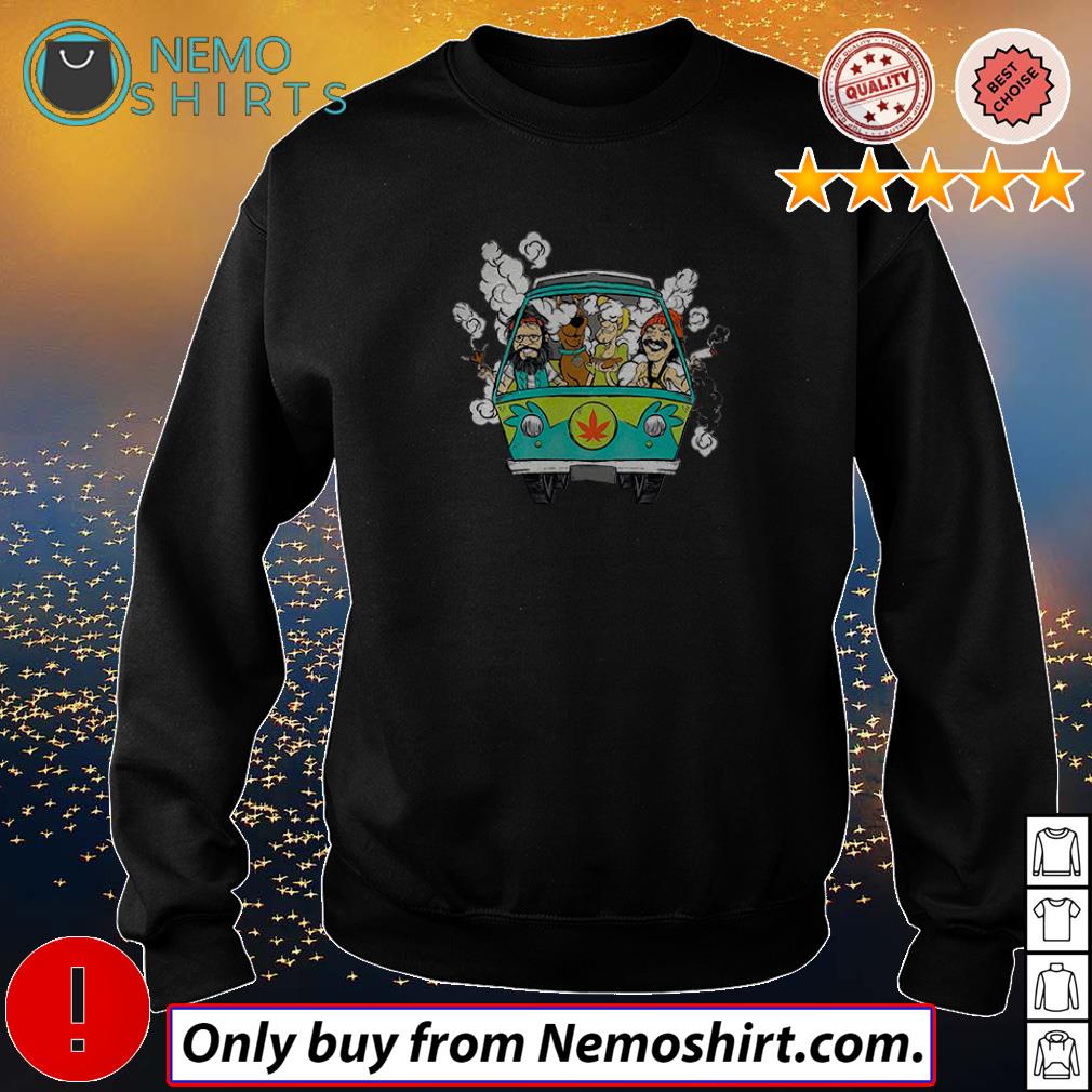scooby doo cheech and chong shirt