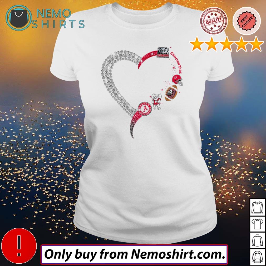 Rhinestone Kansas City Chiefs heart shirt, hoodie, sweater, longsleeve and  V-neck T-shirt