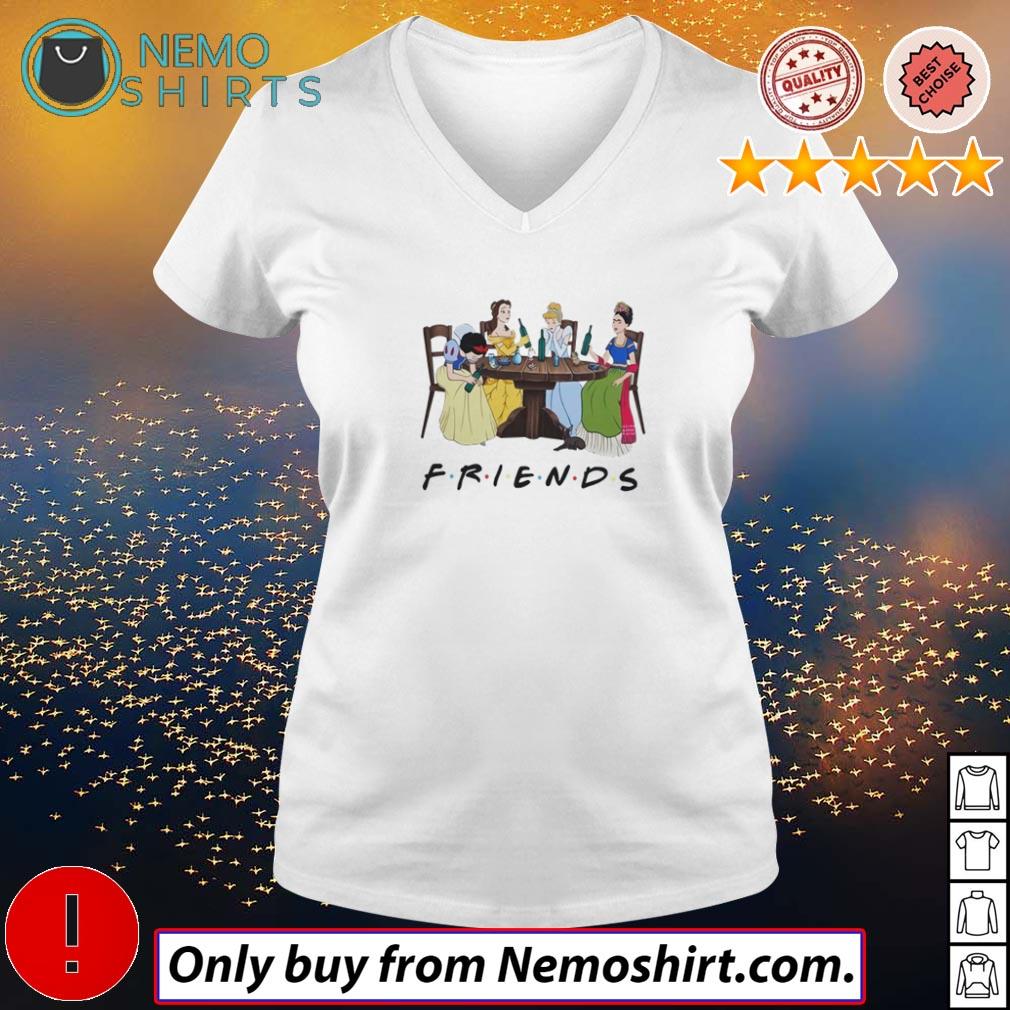 Friends TV Show Frida Kahlo and Disney princesses drunk shirt, hoodie