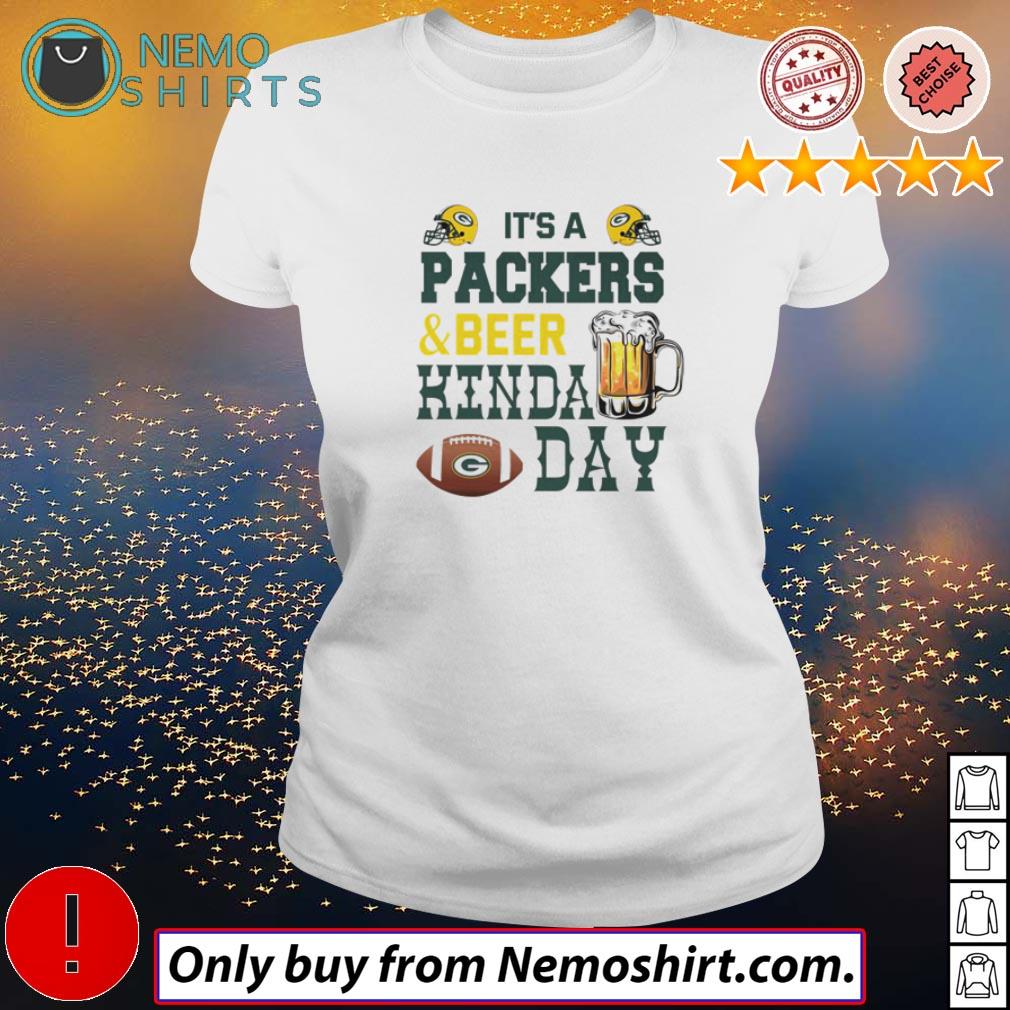 It's a Packers beer kinda day Green Bay Packers shirt, hoodie, sweater