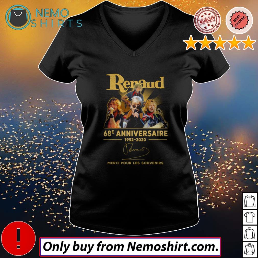 Renaud 68e Anniversaire Merci Pour Les Souvenirs Signatures Shirt