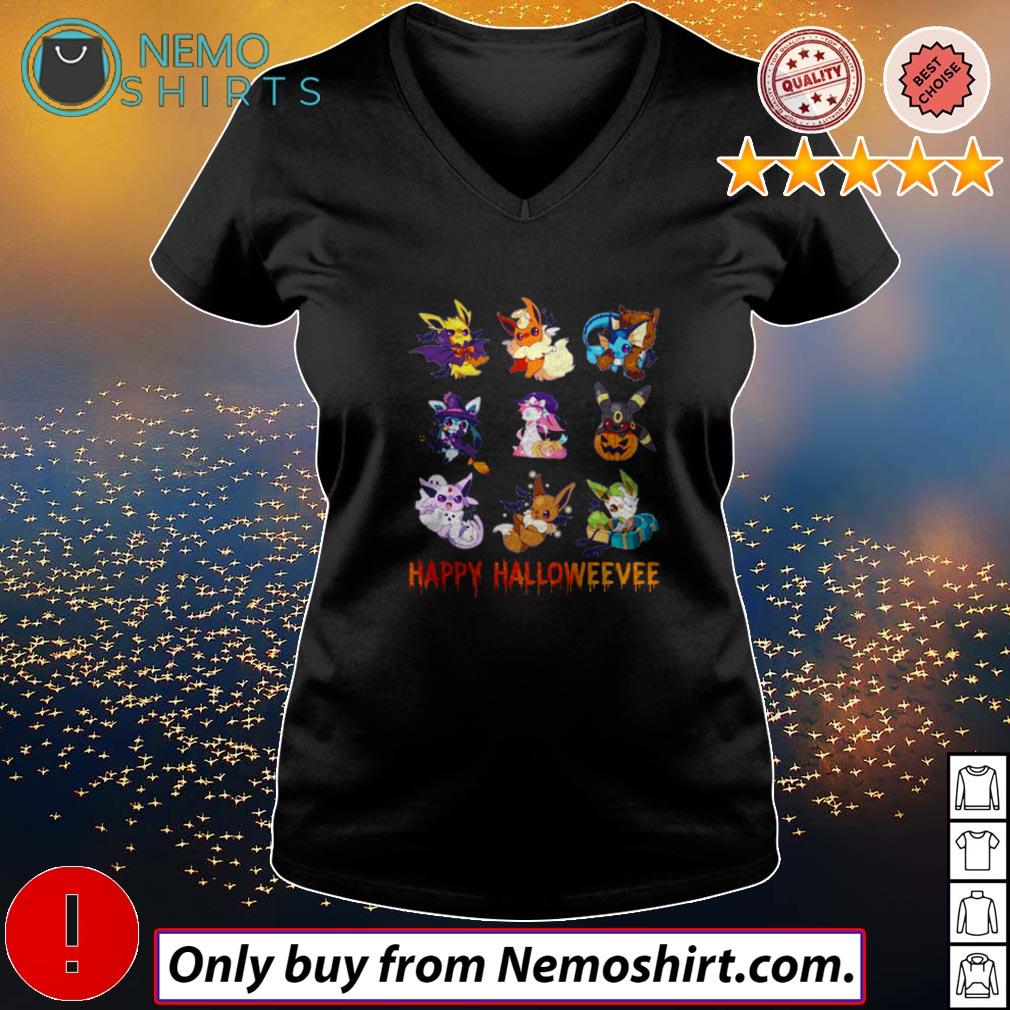  Pokemon Halloween Eevee Premium T-Shirt : Clothing