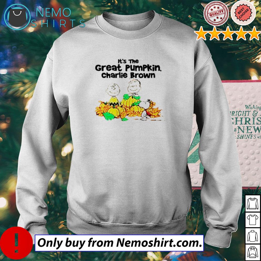 It's the great pumpkin fashion charlie brown sweatshirt