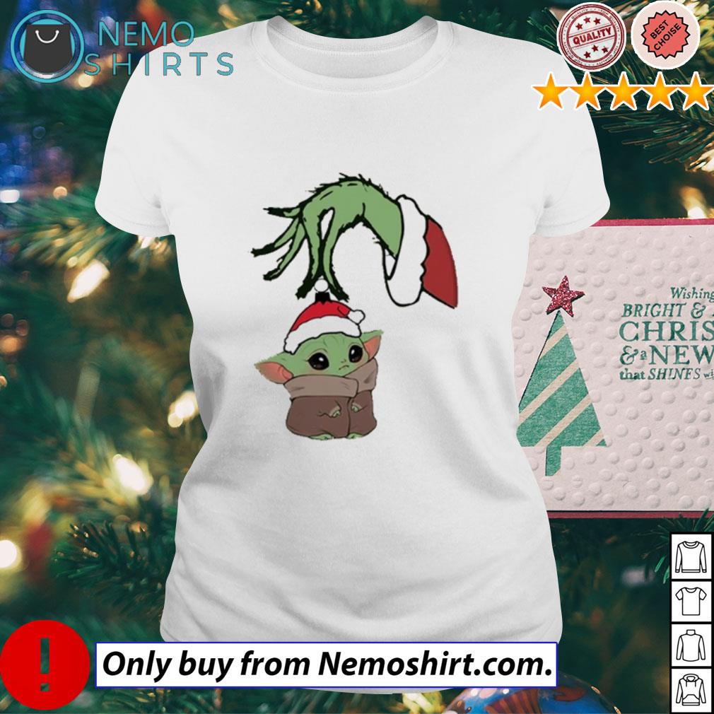 Official baby Yoda Hug Ornament Merry Christmas T shirt - Limotees