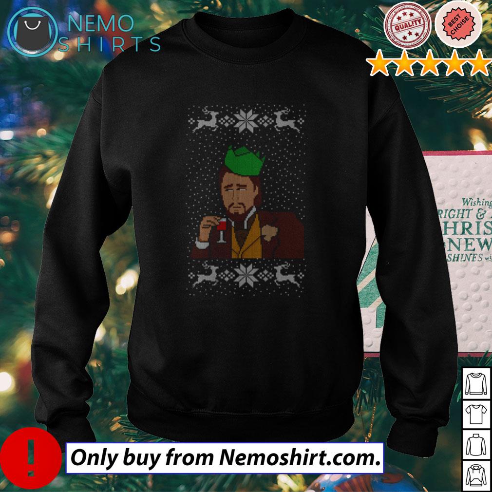 leonardo dicaprio christmas jumper