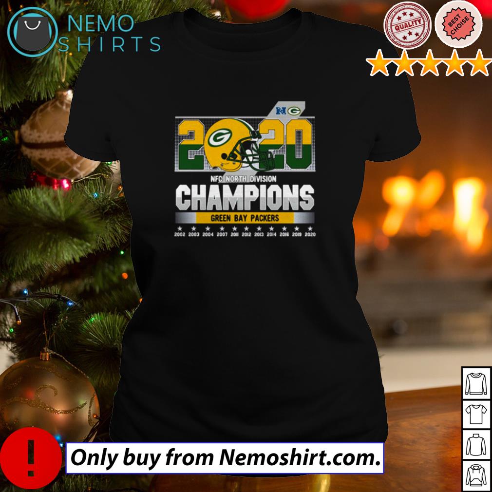 Green Bay Packers 2020 Division Champs Long Sleeved T-Shirt at the