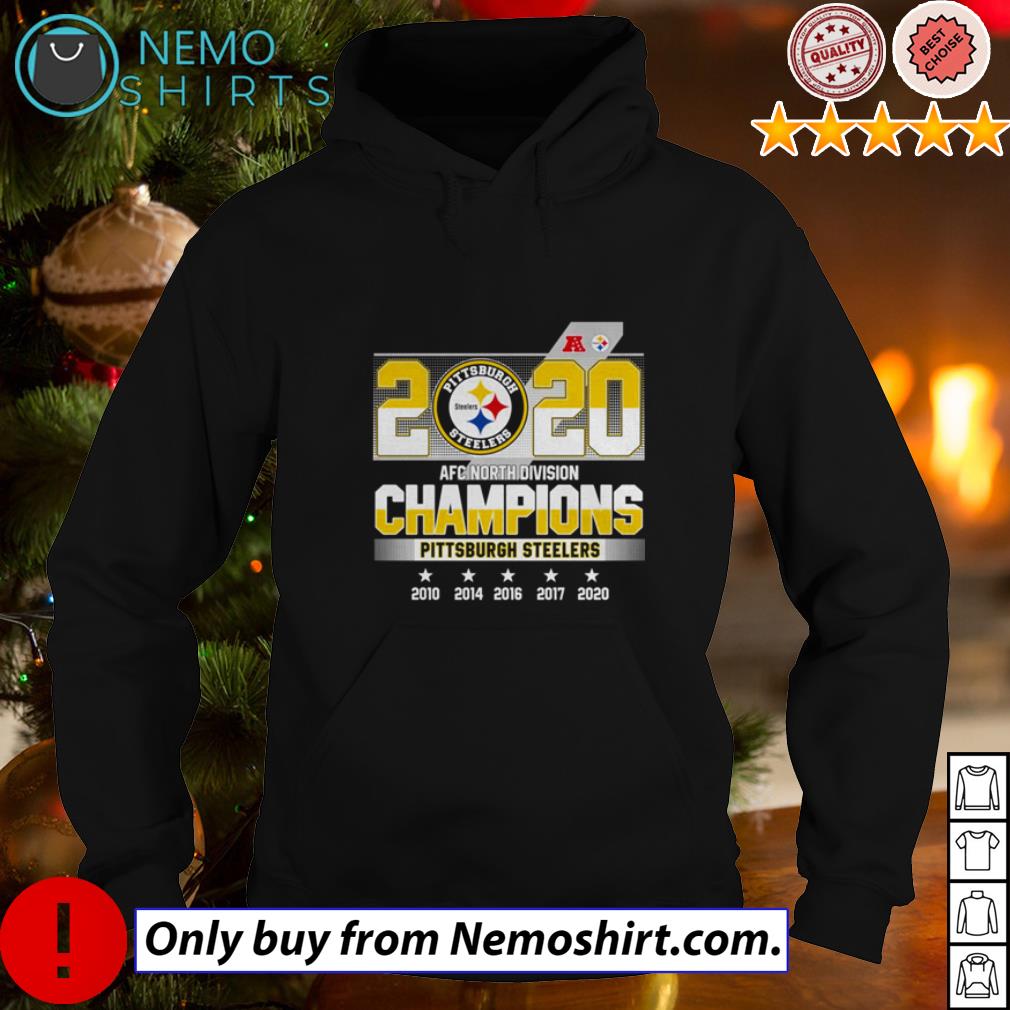 2020 AFC North Division Champions Pittsburgh Steelers 2002-2020 shirt