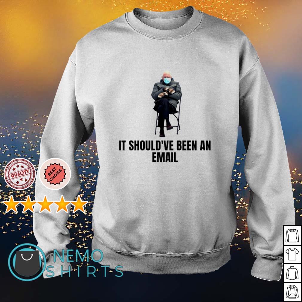 Bernie Sanders Mittens It Should Ve Been An Email Shirt Hoodie Sweater And V Neck T Shirt