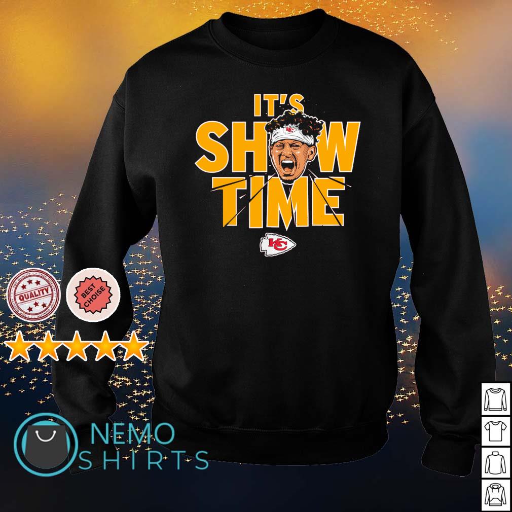 Patrick Mahomes showtime kids cartoon shirt, hoodie, sweater, long sleeve  and tank top