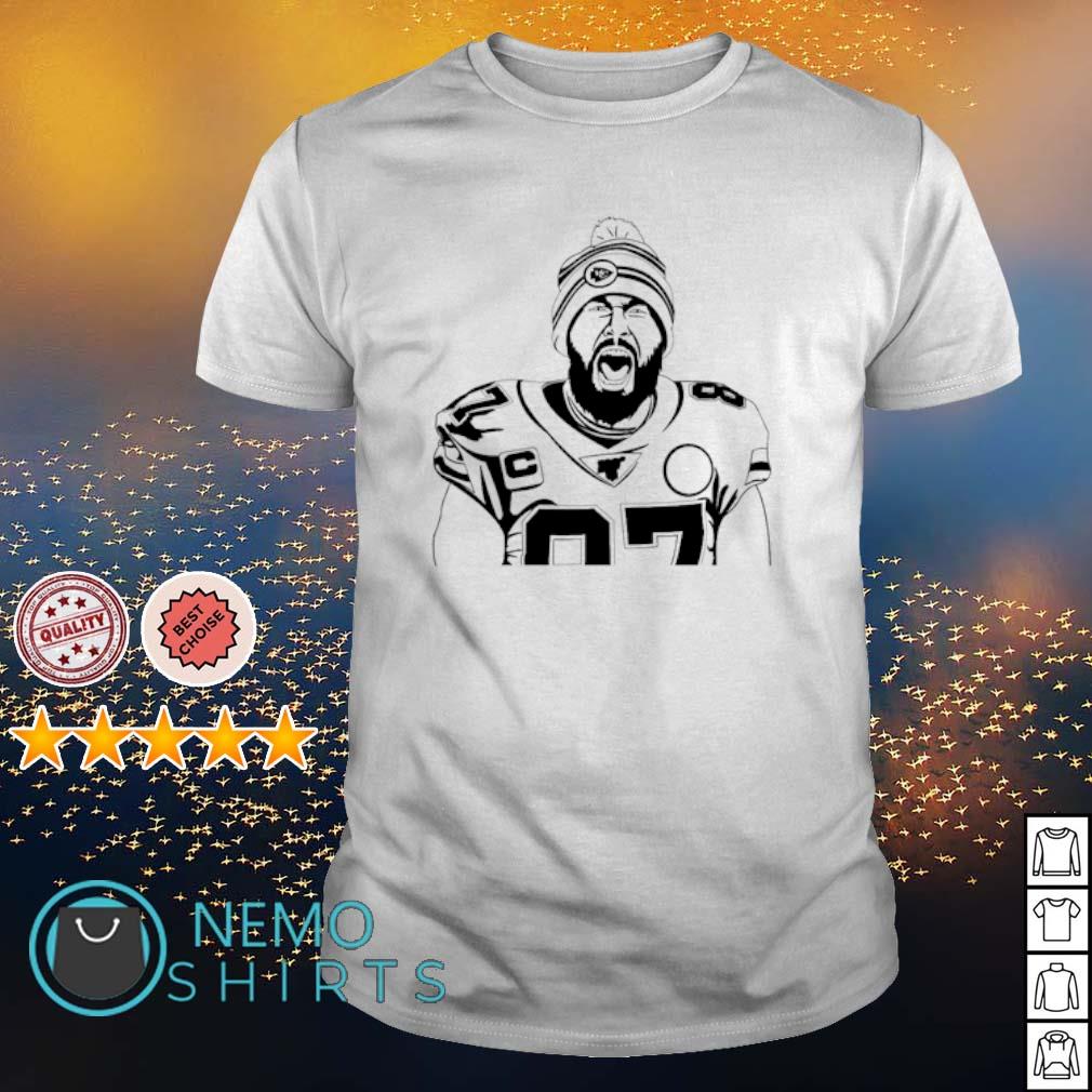 Chiefs Travis Kelce shouting shirt, hoodie, sweater and v-neck t-shirt