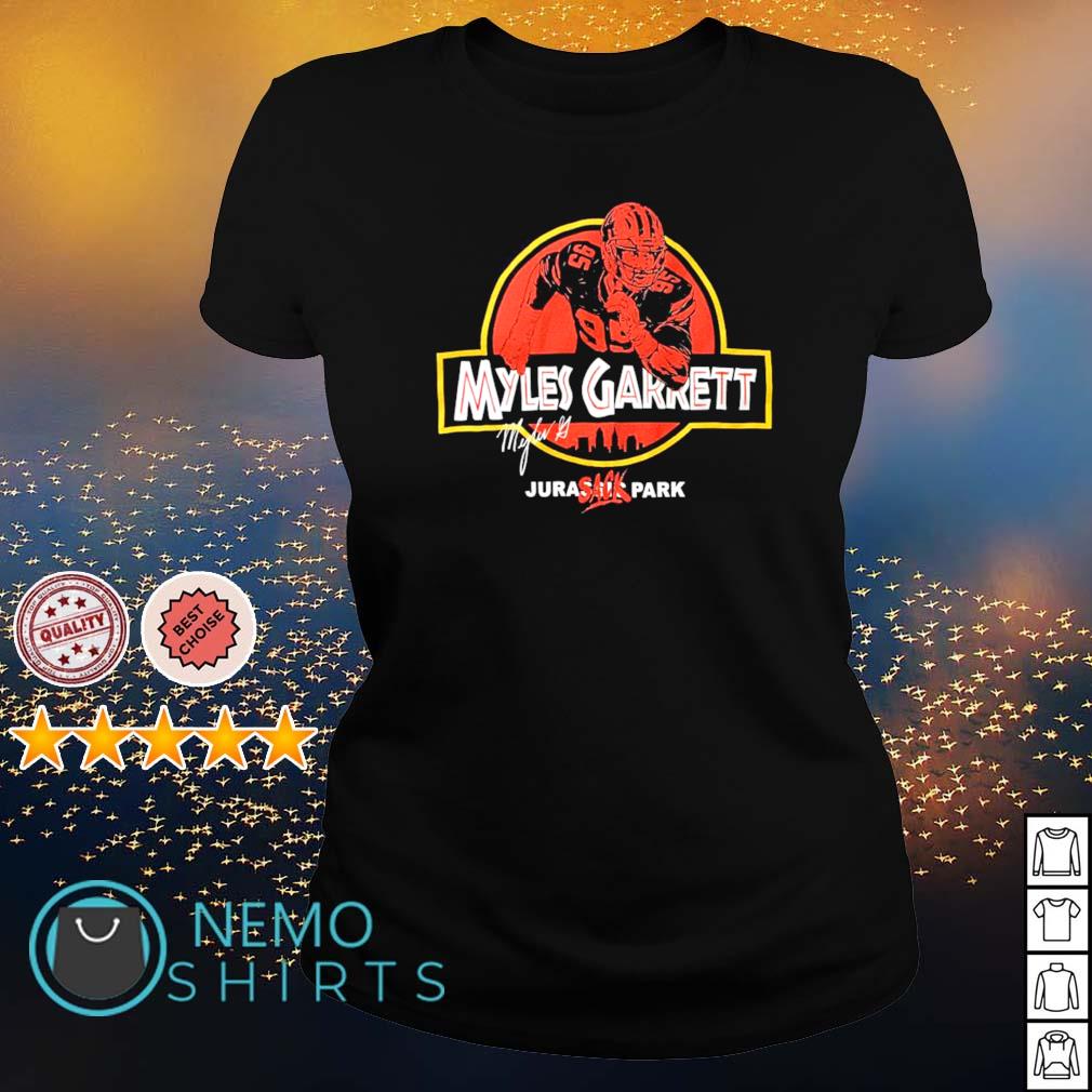 Jurassic Myles Garrett T shirt