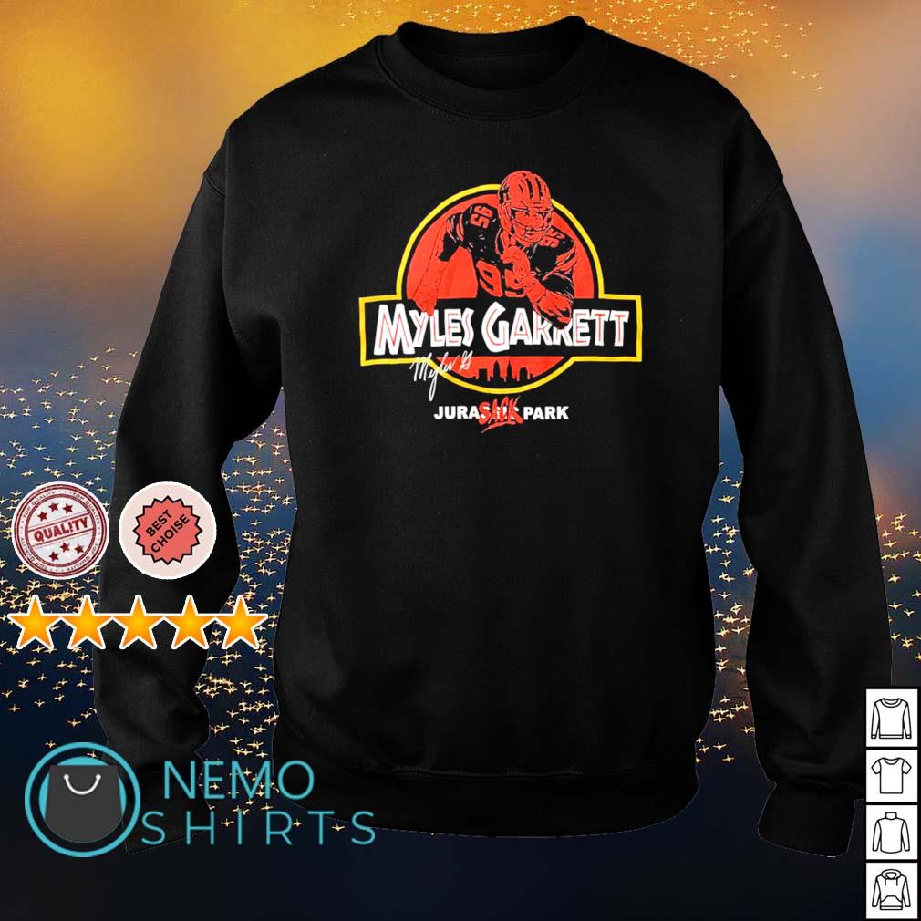 Cleveland Browns Myles Garrett Jurassic Park shirt, hoodie, sweater and  v-neck t-shirt