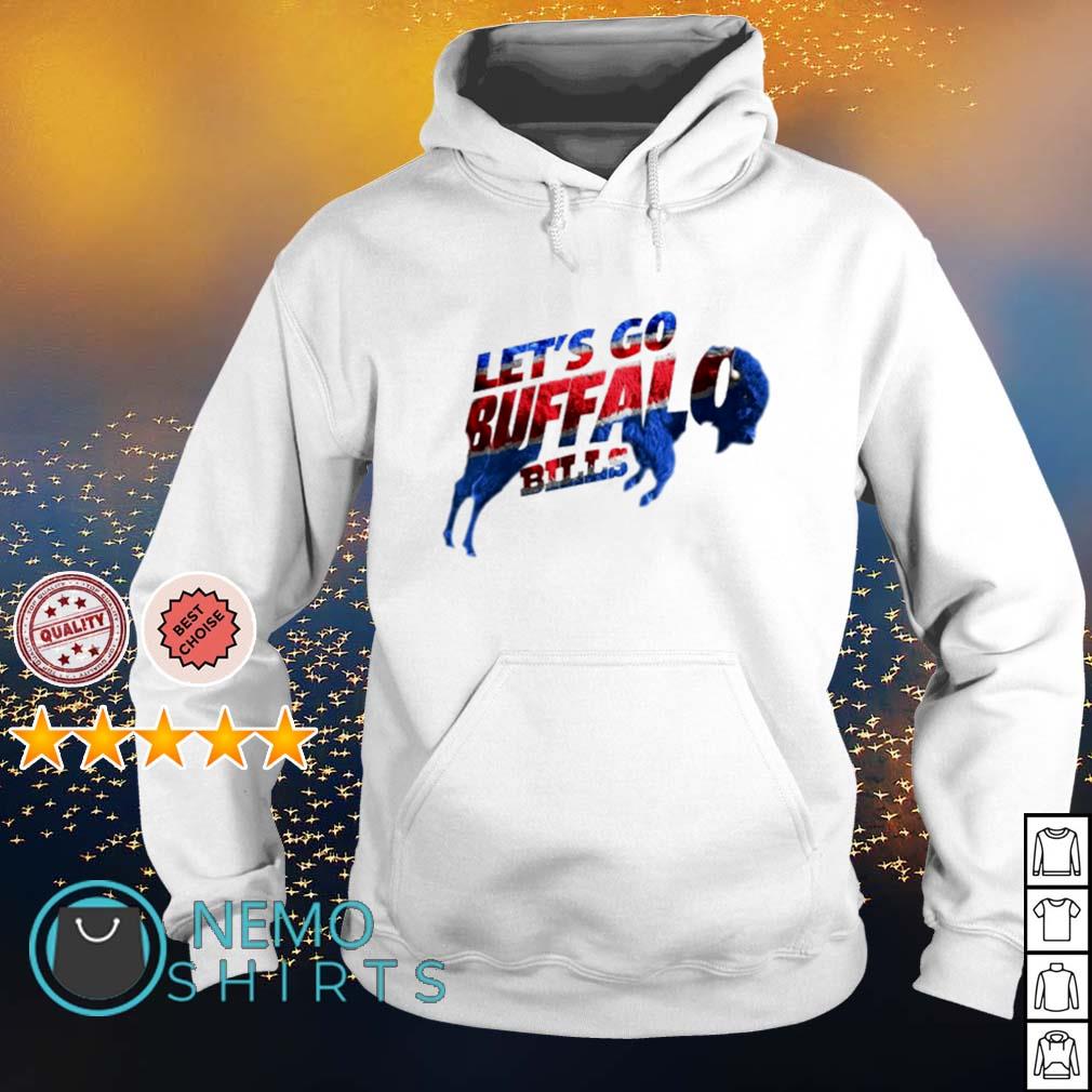 Let's Go Buffalo Red Crewneck Sweatshirt Buffalo Bills 